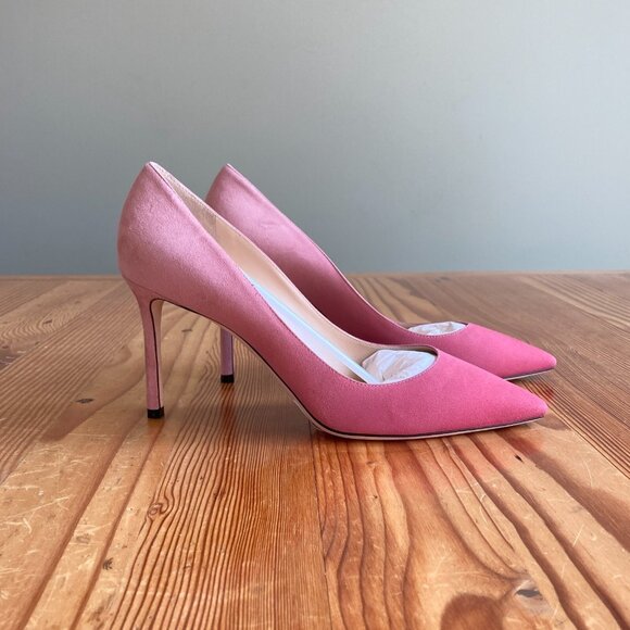 immy Choo Pink Degrade Romy Pointed Toe Pumps - Picture 2 of 6